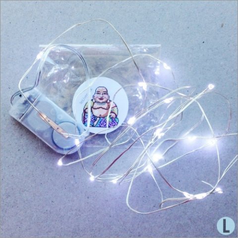 LED Lysk�de m/20 lys (hvid)